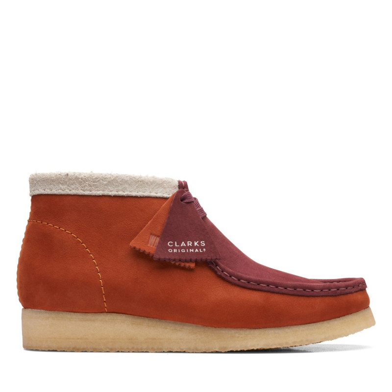 Wallabee Boot Drk Orange Combi Wallabee Boot Drk Orange Combi