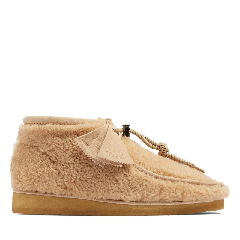 Wallabee Boot Beige Wool Wallabee Boot Beige Wool