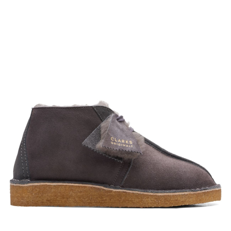 Desert Trek Hi Grey Warmlined Suede Desert Trek Hi Grey Warmlined Suede