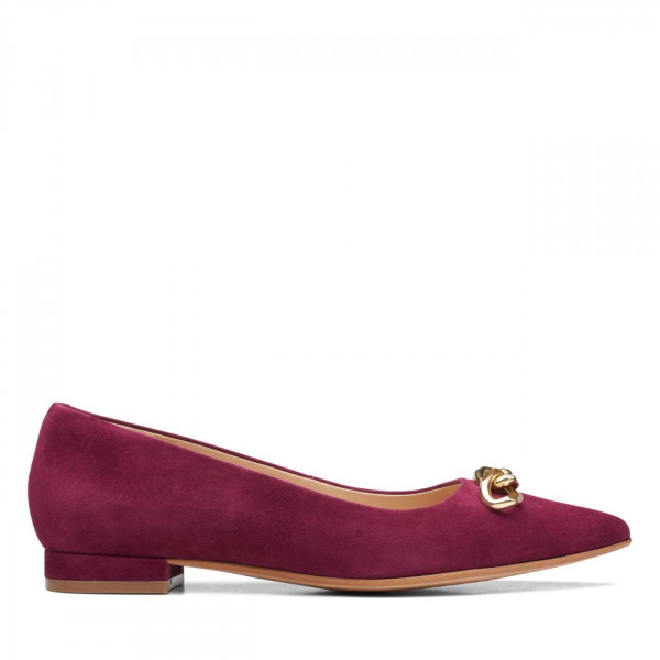 Laina 15 Trim Merlot Suede Laina 15 Trim Merlot Suede