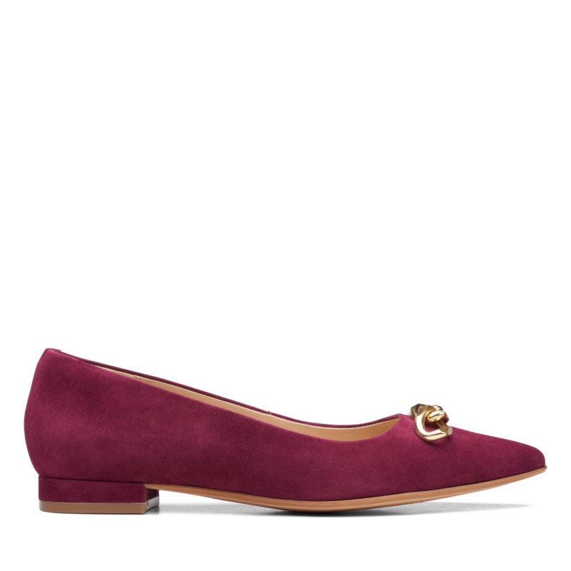 Laina 15 Trim Merlot Suede Laina 15 Trim Merlot Suede
