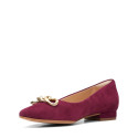 Laina 15 Trim Merlot Suede Laina 15 Trim Merlot Suede