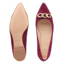 Laina 15 Trim Merlot Suede Laina 15 Trim Merlot Suede