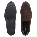 Bradish Ease Dark Brown Suede