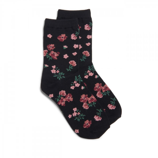 Floral Crew Black Multi Floral Crew Black Multi