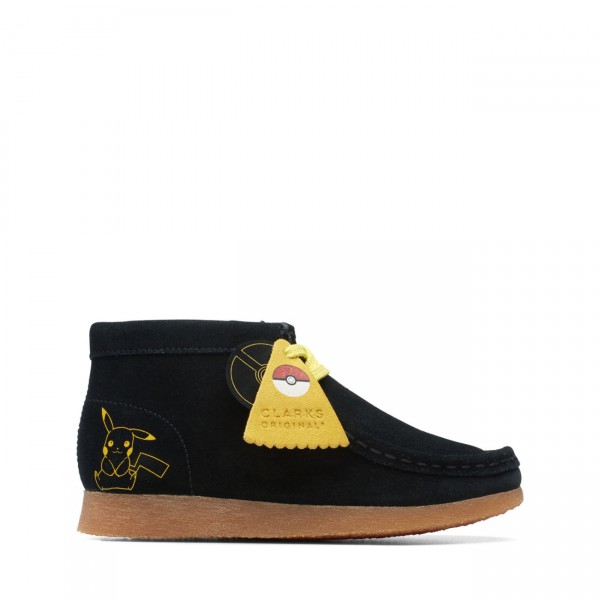Wallabee Mist Kid Black Print Wallabee Mist Kid Black Print