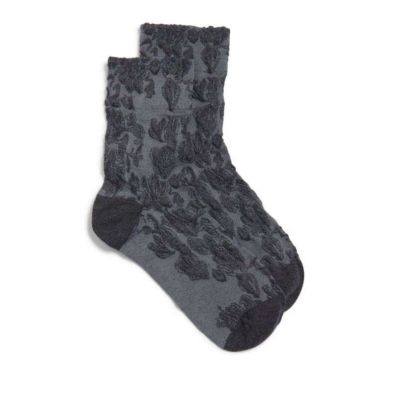Floral Crew Black Floral Crew Black